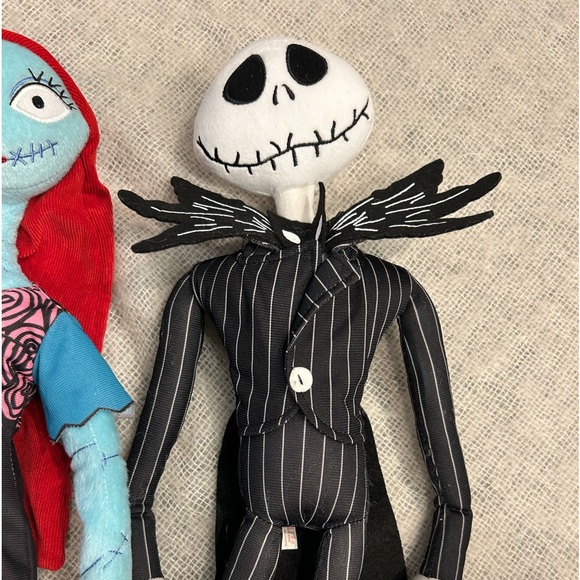 Jack Skellington and Sally 2ft plush dolls Nightmare Before Christmas, posable - Picture 3 of 12